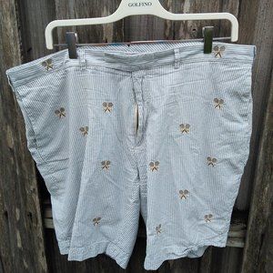 Polo Ralph Lauren embroidered tennis racket shorts